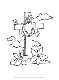 Free printable cross coloring pages. Easter Cross Coloring Page All Kids Network