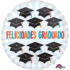 Birretes para graduado, monta un birrete en 5 minutos. Globo Felicidades Graduado 18 45cm Foil En Globos Para Graduacion