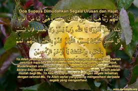 Doa mohon dilapangkan dada dan dimudahkan segala urusan, arab, latin dan artinya. Doa Dipermudahkan Segala Urusan Hajat Laluan Ini Ku Pilih