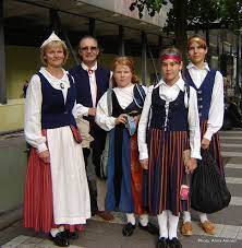Finnish National Costumes Traditional Outfits Finnish Costume Traditional Dresses