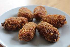 Place in the broiler pan and broil on each side until patties are cooked through. Portuguese Meat Croquettes Food Purist