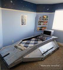 Shop our favorite boys bedrooms for furniture, bedding, and more. Star Wars Bed Mancave Invaded Star Wars Bed Star Wars Bedroom Star Wars Room