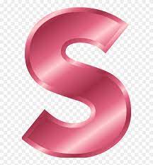 Fun and free alphabet clipart, ready for personal and commercial projects! Alphabet Letters Clipart Letter S Color Pink Free Transparent Png Clipart Images Download