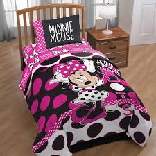Disney S Minnie Mouse Dots Twin Comforter Minnie Mouse Bedroom Twin Bed Sets Bedding Set