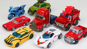 Robots in disguise, with optimus having died at the end of the previous series, bumblebee starts off as the autobot leader. Transformers Prime Autobots Bumblebee Optimus Prime Bulkhead Swerve Truck 8 Vehicle Robot Car Toys Youtube