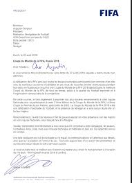 Les candidats à l'emploi peuvent utiliser ce modèle accessible pour créer une lettre de remerciement personnalisée suite à une entretien d'embauche positif. Participation A La Coupe Du Monde La Lettre De Remerciements De La Fifa A La Federation