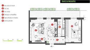 Progetto Arredo Appartamento 50 Mq Planimetrie Dell Appartamento Arredamento Arredamento Casa