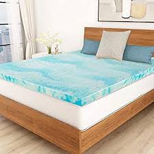 Amazon Com Mattress Topper Polar Sleep 3 Inch Gel Swirl Memory Foam Mattress Topper Full With Venti In 2020 Memory Foam Mattress Topper Foam Mattress Topper Mattress
