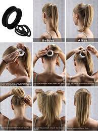 Fl How To Create Volume To Your Ponytail Voluminous Ponytail Ponytail Trick Ponytail Tutorial