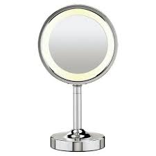 Conair Double Sided Lighted Makeup Mirror With 5x Magnification Target Makeup Mirror With Lights Mirror With Lights Lighted Vanity Mirror