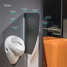See more ideas about partition design, urinal, design. Urinal Partition 450 Mm X 800 Mm Glass Wall Glass Urinal Partition Glass Bathroom Enclosure Amazon De Business Industry Science