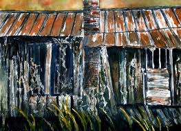 Just in case you do not remove rust from he had worked as a painter for more than a decade to serve the customers in areas such as charleston, mount pleasant, beaufort, georgetown. Rusted Tin Roof Old Barn Painting By Derek Mccrea