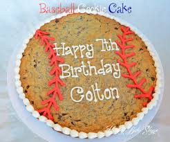 Birthday Cookie Cake Ideas Pin By Hamley Bake Shoppe On Hamley Bake Shoppe Cookie Cake Birthday Cookie Cake Designs Baseball Birthday Cakes