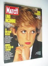 Claudia schiffer french paris match magazine october 31, 1991 la mode folle. Paris Match Magazine 13 November 1987 Princess Diana Cover