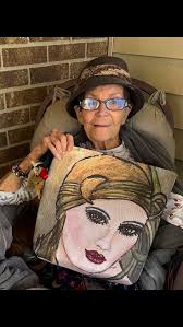 Is there a greater thrill than seeing customers thrilled? Ms Olivia, The  Countess. Empowered Gal tote has a new home sweet home  #hartwellchamberofcommerce #hartwellartcenter