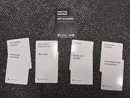 May 31, 2021 · read more about need to rally nations together against covid: Possibly The Greatest Hand In My Cah Career Cardsagainsthumanity