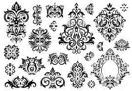 London victorian offers a comprehensive service covering consultancy on traditional and contemporary geometric patterns, floor layout design, sourcing tiles and additional period decorative features such. Damask Ornament Vintage Floral Sprigs Pattern Baroque Ornaments Royalty Free Cliparts Vectors And Stock Illustration Image 120732399
