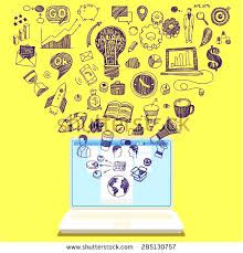 Concept Of Online Education E Learning Science With Notebook Flat Design Vector Illustration In 2020 Learning Science Online Education Elearning