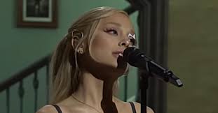 Ariana Grande liked an Instagram post slamming Carrie Underwood's voice,  calling it a chilling performance, as everyone knows Ariana would sing  better because she always sings from the heart and never oversings.