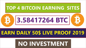 Top 4 Free Bitcoin Earning Site Earn Daily 50 Live Withdrawal Payment Bitcoin Bitcoin Chart Earnings