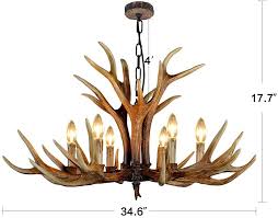 See more ideas about chandelier, antler chandelier, tuscan decorating. Antler Chandelier Lighting 6 Light Deer Antler Chandelier For Living Room Dining Room Balcony Bedroom Cafe