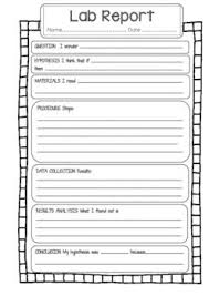 Lab Report Template Lab Report Template Lab Report Scientific Method