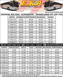 Jadwal bus jogja bandung 2021. Jadwal Keberangkatan Bus Eka Cepat Dan Harga Tiket Catatan Transportasi Umum Indonesia