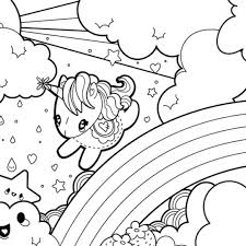Select from 36755 printable coloring pages of cartoons, animals, nature, bible and many more. Unicorn Rainbow Coloring Pages Coloring Home