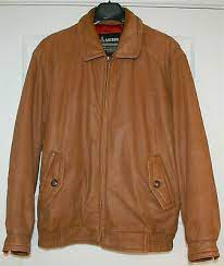 Vintage London Fog Brown Genuine Leather Jacket Mens Genuine Leather Jackets Jackets Leather Jacket Men