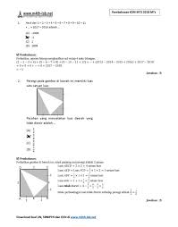 Soal usbn ipa smp dan mts pilihan ganda 2019/2020. M4th Lab Soal Pembahasan Ksm Mts 2018 Download Soal Facebook
