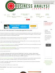 A List Of Free Business Process Management Courses Bpi The Destination For Everything Process Related