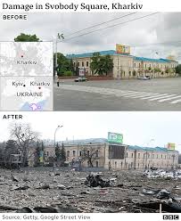 Ukraine conflict: Before and after ...