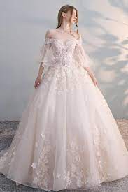 Beautiful Wedding Dresses Champagne Wedding Dresses Wedding Dresses Lace Long Wedding Dresses Pakaian Pernikahan Gaun Pengantin Putih Gaun Pengantin Putri