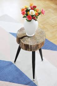 Mobel Selbst Machen Beistelltisch Aus Holzscheibe Bauen Holzscheiben Baumscheiben Tisch Und Baumscheiben