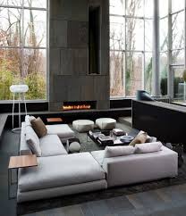It invites guests to sit down, and it if you're trying to arrange furniture in your living room with a corner fireplace, how do you embrace the layout and create a balanced, inviting space? 48 Adorable Minimalist Living Room Designs Digsdigs