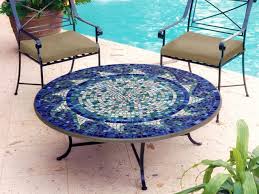 Barcalounger outdoor living captiva isle 45 aluminum and wicker coffee table by pacific casual. Outdoor Mosaic Coffee Table