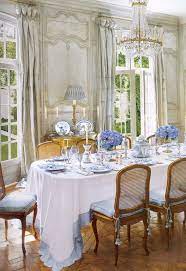 Beautiful Note The Drapery Tops French Country Dining Room Decor French Country Dining Room French Country Dining