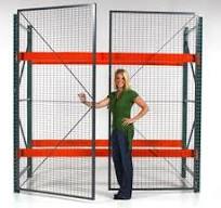 Pallet Rack Gates | Pallet Rack Security Cages