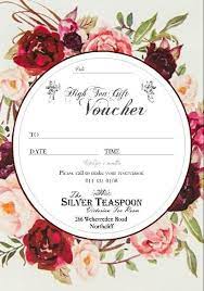 Treat A Loved One To A Spectacular High Tea Experience At The Silver Teaspoon We Will Personalize Your Gift Voucher Highte High Tea Gift Vouchers Northcliff