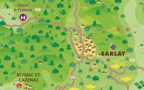 Dominant le bassin briviste et l'yssandonnais. La Carte De Vallee De La Vezere Cartes Carte Carte Postale