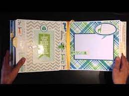 Baby Boy 10 X 10 Mini Album Pebbles Special Delivery Youtube Mini Albumler Bebek Defteri