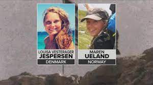 Maren ueland, 28, from norway, and louisa vesterager jespersen, 24, from denmark, were found dead near the village of imlil in morocco's high atlas mountains on monday. Morocco Women Murder Video Allegedly Shows University Students Louisa Vesterager Jespersen And Maren Ueland Murder In Morocco Likely Authentic According To Norway Cbs News