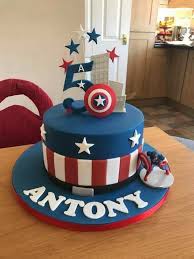 Divertitevi tutti insieme nel sentire in prima persona la gioia della festeggiato quando potrà. Captain America Captain America Birthday Cake Captain America Birthday Avengers Birthday Cakes