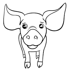 Dibujos de Cerdo para colorear e imprimir– ColoringOnly.Com