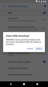 For those set of users, the oem unlocking toggle was greyed out so they couldn't unlock the bootloader. How To Unlock The Bootloader On Your Pixel 2 Or Pixel 2 Xl Android Gadget Hacks