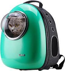 Texsens innovative bubble pet backpack carrier #20. U Pet Bubble Pet Carrier Backpack For Cats Dogs Puppy Green Amazon Co Uk Pet Supplies