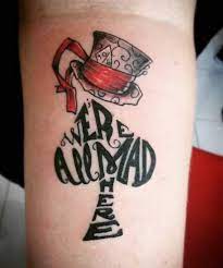 Anyways since johnny depp's take on the mad hatter looks brilliant. 100 Best Alice In Wonderland Tattoos Tattooblend