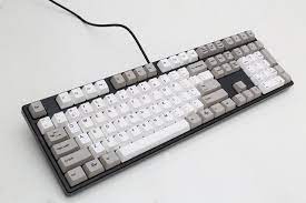 Ducky One Gray White Dye Sub Pbt Mechanical Keyboard Brown Cherry Mx Keyboard Keyboard Warrior Keyboards
