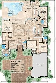 Plan 66325we 4 Bed Stunner With Outdoor Living Mediterranean Style House Plans Dream House Plans Floor Plans