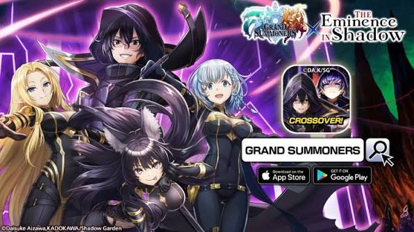 [AD] Anime RPG Grand Summoners is having a Crossover Event with The  Eminence in Shadow! ✨, Download today to begin your exciting pixel art  adventure with the cast of the anime!, ...